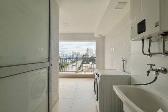 Área de Serviço de apartamento para alugar com 2 quartos, 68m² em Jardim Caravelas, São Paulo