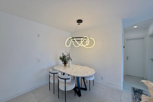 Sala de apartamento à venda com 2 quartos, 68m² em Jardim Caravelas, São Paulo