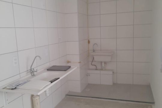 Cozinha de apartamento à venda com 2 quartos, 38m² em São Miguel, São Paulo