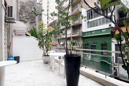 Terraço de apartamento à venda com 1 quarto, 72m² em Centro Histórico, Porto Alegre
