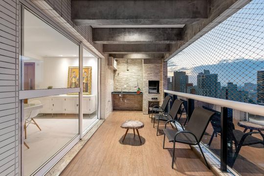 Varanda de apartamento à venda com 4 quartos, 500m² em Centro, São Bernardo do Campo