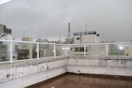 Terraço de apartamento para alugar com 1 quarto, 69m² em Bela Vista, São Paulo