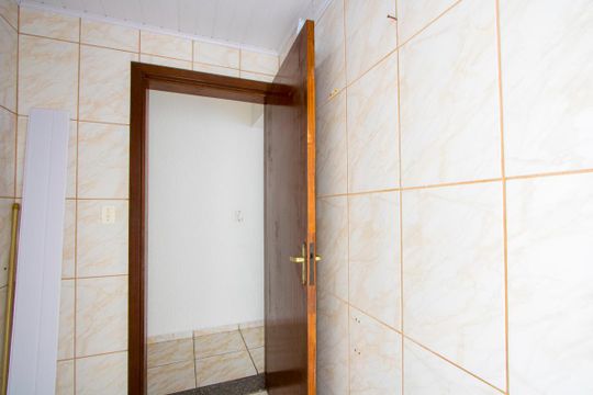 Área de serviço de apartamento à venda com 3 quartos, 84m² em Cidade São Jorge, Santo André