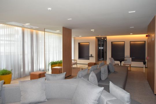 Área de convivênia de kitnet/studio à venda com 1 quarto, 29m² em Jardim Paulista, São Paulo