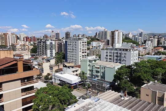 Vista do Área comum - Terraço do prédio  de apartamento à venda com 3 quartos, 160m² em Rio Branco, Porto Alegre