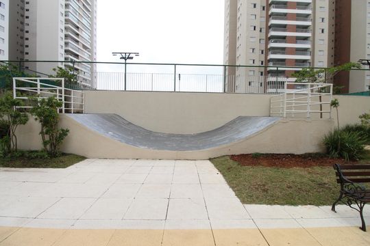 Área comum - Pista de Skate de apartamento para alugar com 3 quartos, 156m² em Jardim das Industrias, São José dos Campos