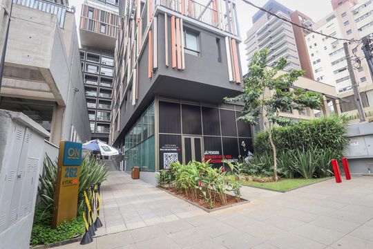 Fachada do Prédio de kitnet/studio para alugar com 1 quarto, 23m² em Cerqueira César, São Paulo