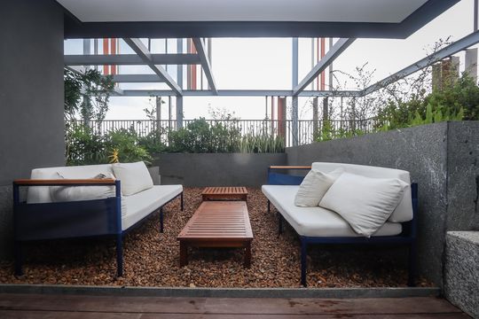 Área comum - Piscina de kitnet/studio para alugar com 1 quarto, 23m² em Cerqueira César, São Paulo
