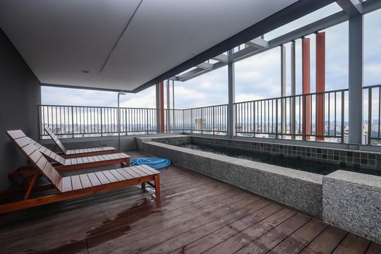 Área comum - Piscina de kitnet/studio para alugar com 1 quarto, 23m² em Cerqueira César, São Paulo