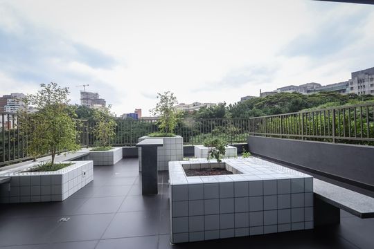 Área comum de kitnet/studio para alugar com 1 quarto, 23m² em Cerqueira César, São Paulo