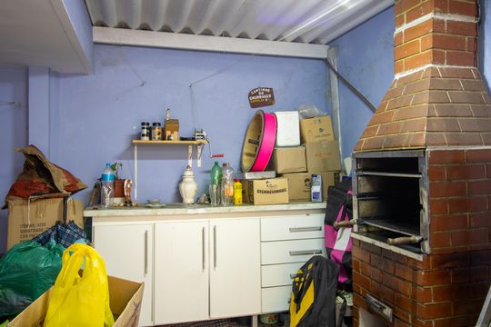 Churrasqueira de casa à venda com 3 quartos, 117m² em Cidade Antônio Estêvão de Carvalho, São Paulo