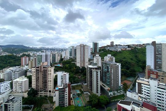 Vista da Sala de apartamento à venda com 4 quartos, 173m² em Luxemburgo, Belo Horizonte