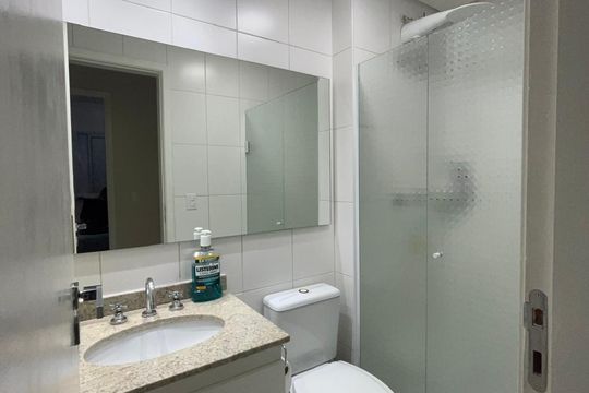 Banheiro de apartamento à venda com 3 quartos, 83m² em Boa Vista, São Caetano do Sul