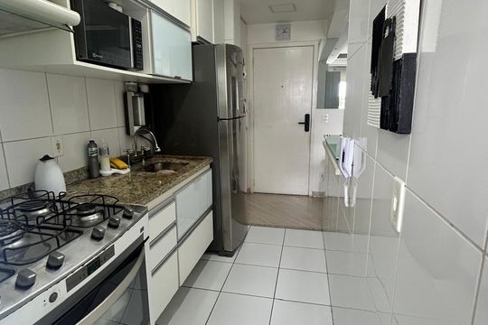 Cozinha de apartamento à venda com 3 quartos, 83m² em Boa Vista, São Caetano do Sul