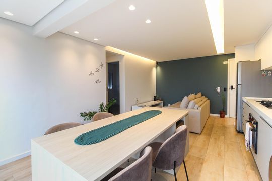 Sala - Cozinha de apartamento à venda com 2 quartos, 46m² em Itaquera, São Paulo