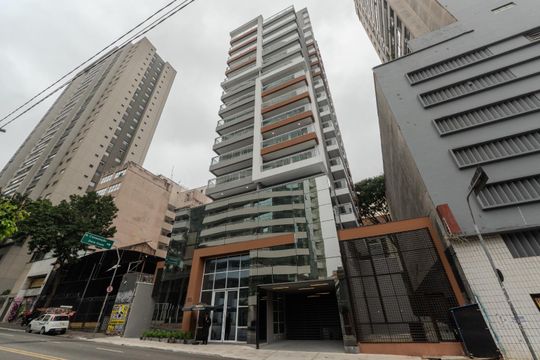 Fachada de apartamento à venda com 1 quarto, 30m² em Consolação, São Paulo
