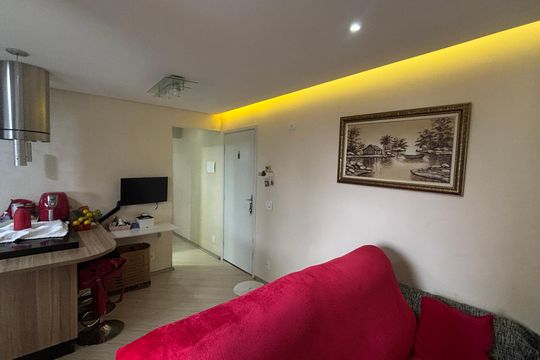 Sala - Sala de Jantar de apartamento para alugar com 2 quartos, 52m² em Vila Assunção, Santo André