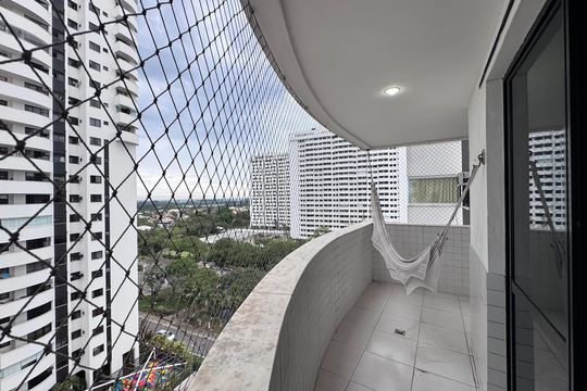Varanda de apartamento à venda com 2 quartos, 70m² em Recreio dos Bandeirantes, Rio de Janeiro