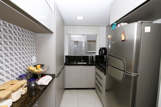Cozinha de apartamento à venda com 3 quartos, 132m² em Santa Maria, Belo Horizonte