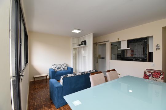 Sala de apartamento à venda com 3 quartos, 120m² em Alto da Glória, Curitiba