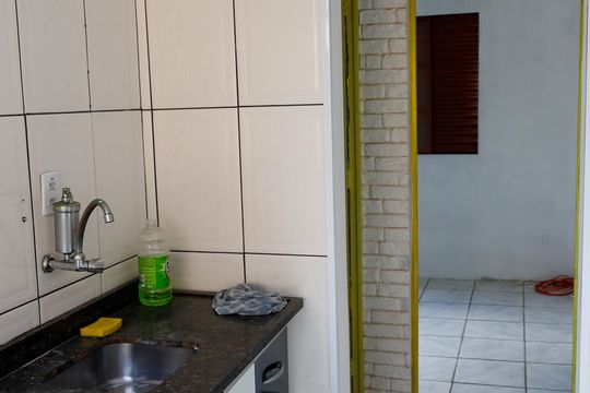 Cozinha de apartamento à venda com 2 quartos, 50m² em Santa Maria, Osasco
