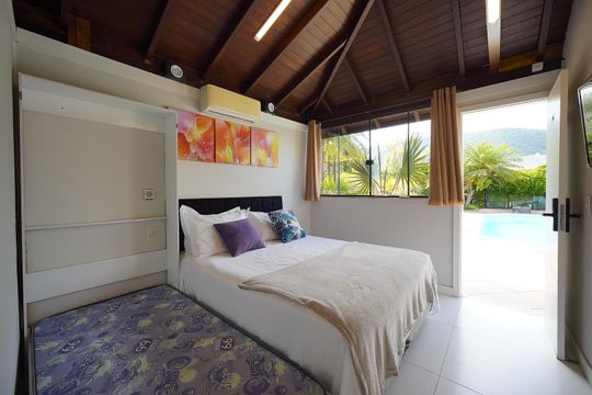 Sala - quarto de kitnet/studio para alugar com 1 quarto, 28m² em Santo Antonio de Lisboa, Florianópolis