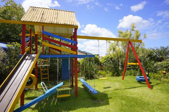 Área comum - Playground de kitnet/studio para alugar com 1 quarto, 28m² em Santo Antonio de Lisboa, Florianópolis