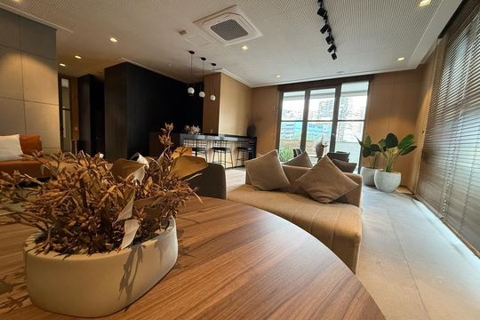 Área externa de apartamento à venda com 3 quartos, 160m² em Vila Olímpia, São Paulo