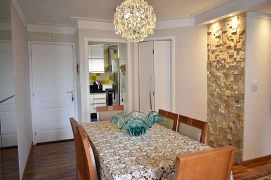 Sala de apartamento à venda com 3 quartos, 100m² em Chácara Inglesa, São Paulo