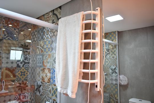 Banheiro Social de apartamento à venda com 3 quartos, 100m² em Chácara Inglesa, São Paulo