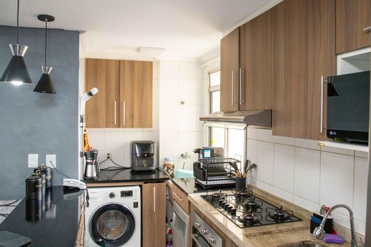 Cozinha de apartamento à venda com 3 quartos, 58m² em Centro, Diadema