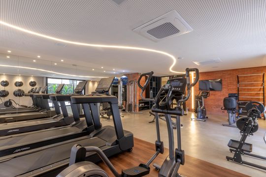 Área comum - Academia de apartamento à venda com 3 quartos, 108m² em Lourdes, Belo Horizonte