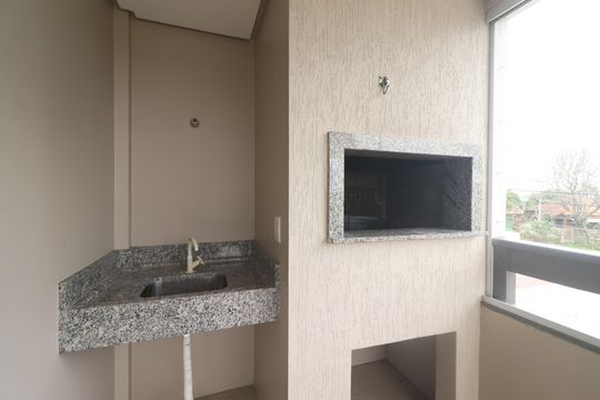 sacada na Sala de apartamento para alugar com 3 quartos, 129m² em Boa Vista, Novo Hamburgo