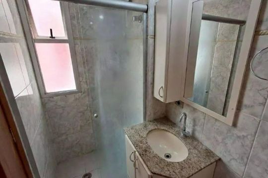 Banheiro de apartamento à venda com 3 quartos, 70m² em Taboão, São Bernardo do Campo