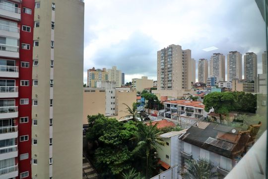 Varanda gourmet Vista  de apartamento à venda com 3 quartos, 94m² em Centro, São Bernardo do Campo