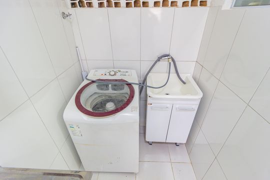 Detalhe - Área de Serviço de kitnet/studio para alugar com 1 quarto, 30m² em Vila Oratorio, São Paulo