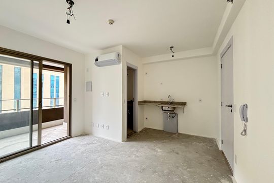 Studio de kitnet/studio à venda com 1 quarto, 27m² em Indianópolis, São Paulo