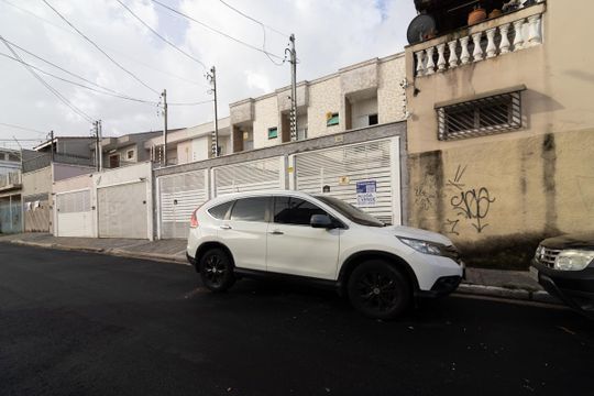Fachada de casa à venda com 3 quartos, 98m² em Jardim Maringa, São Paulo
