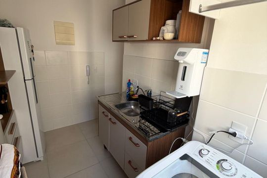 Área de serviço de apartamento para alugar com 2 quartos, 44m² em Recreio, Rio de Janeiro