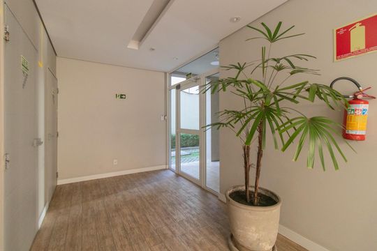 Área comum de apartamento para alugar com 1 quarto, 49m² em Menino Deus, Porto Alegre