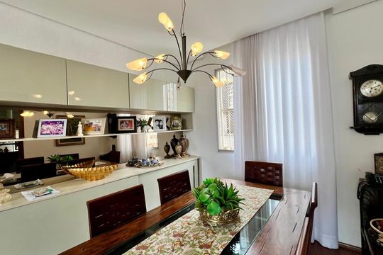 sala de apartamento à venda com 4 quartos, 120m² em Santo Agostinho, Belo Horizonte