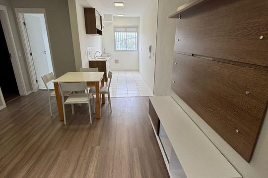 Sala de apartamento para alugar com 2 quartos, 48m² em Jardim da Laranjeira (zona Leste), São Paulo