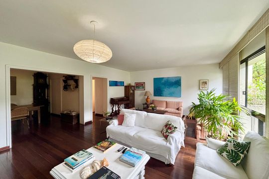 Sala de apartamento para alugar com 4 quartos, 187m² em Gávea, Rio de Janeiro