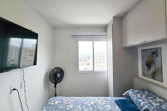 Quarto de apartamento à venda com 1 quarto, 43m² em Vila São João, Guarulhos
