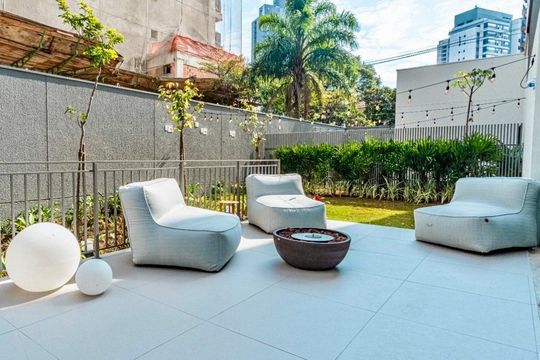 Área comum de kitnet/studio para alugar com 1 quarto, 25m² em Pompeia, São Paulo