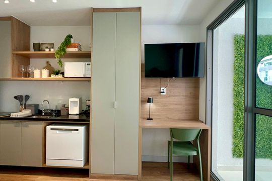 Studio de kitnet/studio para alugar com 1 quarto, 25m² em Pompeia, São Paulo