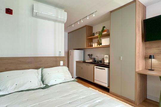 Studio de kitnet/studio para alugar com 1 quarto, 25m² em Pompeia, São Paulo