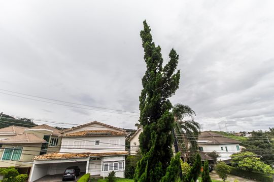 Vista da Suíte de casa de condomínio para alugar com 4 quartos, 480m² em Residencial Onze (alphaville), Santana de Parnaíba