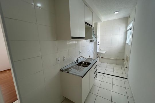 Cozinha de apartamento à venda com 2 quartos, 44m² em Piedade, Rio de Janeiro