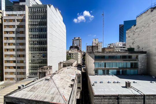 Varanda - Vista de kitnet/studio à venda com 1 quarto, 23m² em Consolação, São Paulo